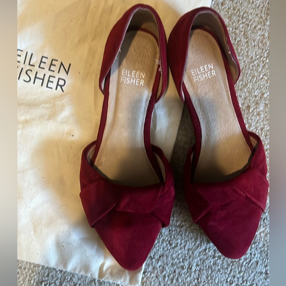 Brand new red ballet flats